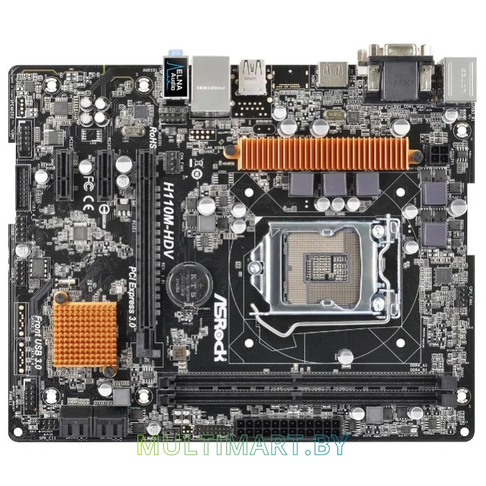 Материнская плата ASRock H110M-HDV